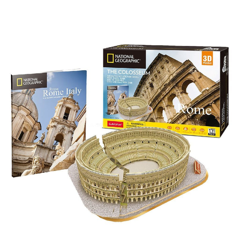 Load image into Gallery viewer, Cubic fun national geographic 3d puzzel the colosseum rome 131 stukjes