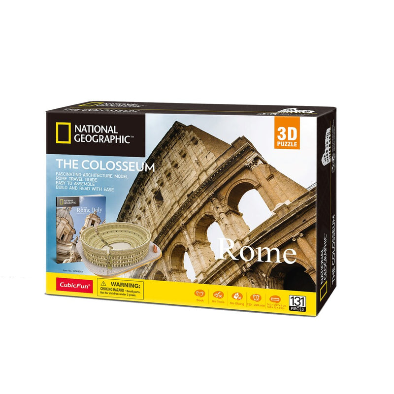 Load image into Gallery viewer, Cubic fun national geographic 3d puzzel the colosseum rome 131 stukjes
