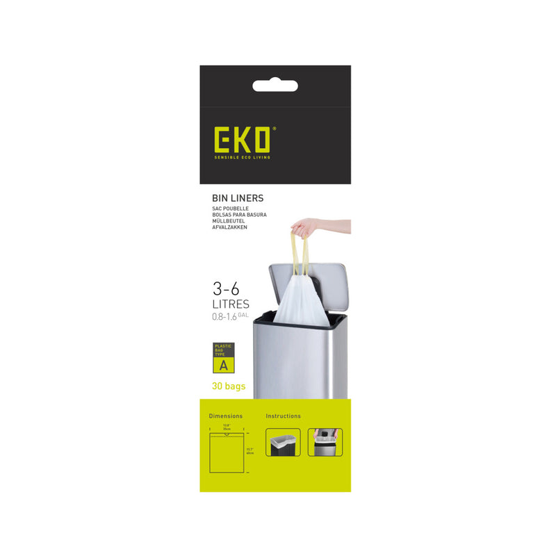Load image into Gallery viewer, Eko afvalzak 3-6 liter type a rol met 30 afvalzakken