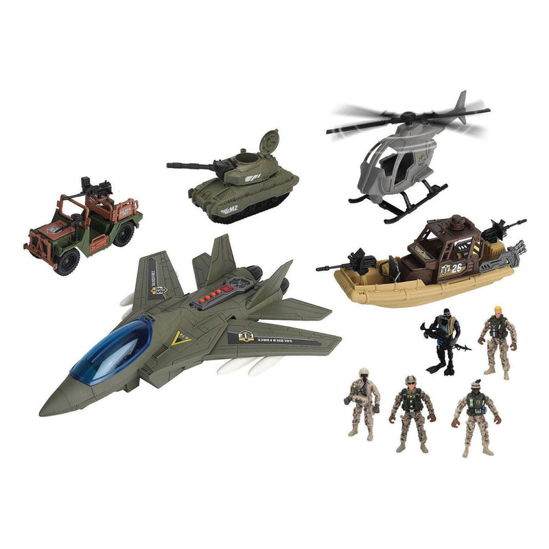 Load image into Gallery viewer, Rc soldier foe militaire voertuigen set - 10dlg.