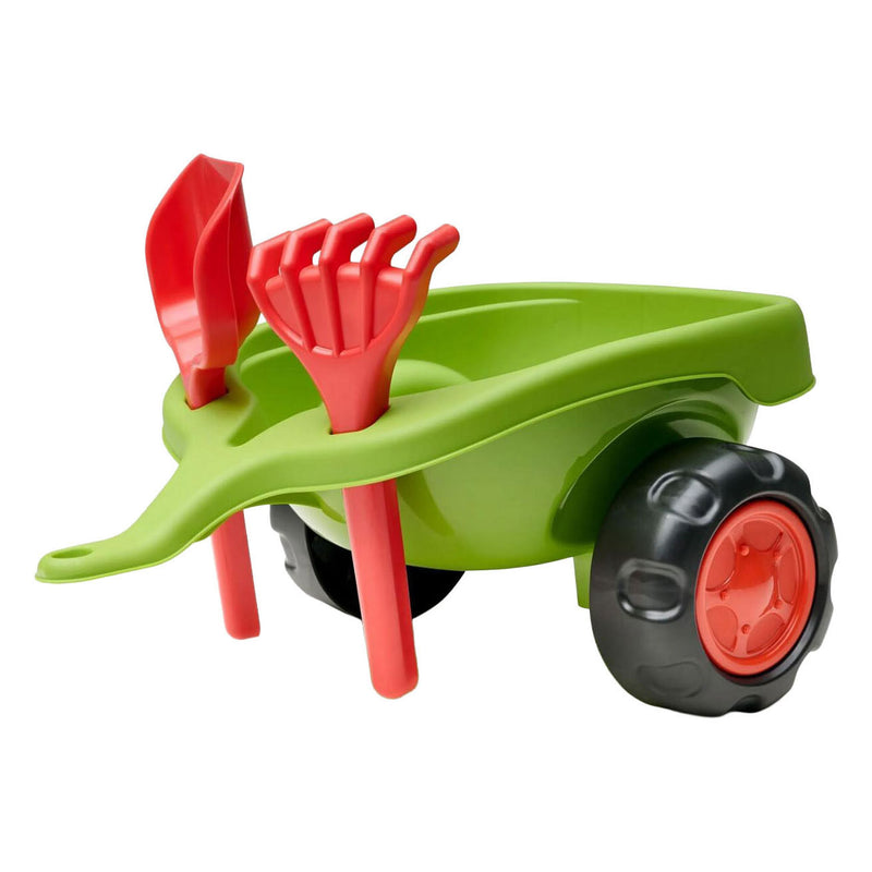 Afbeelding laden in galerijviewer, Falk claas 470 arion ride-on groen met aanhanger + zandset
