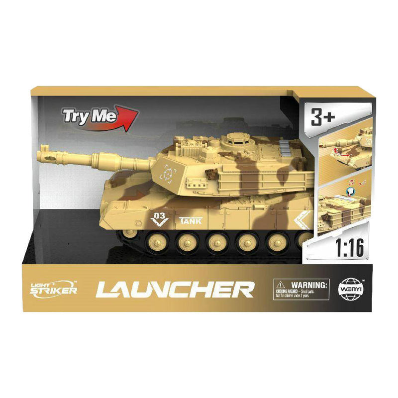 Load image into Gallery viewer, Tank met licht en geluid 1:16 - 26cm