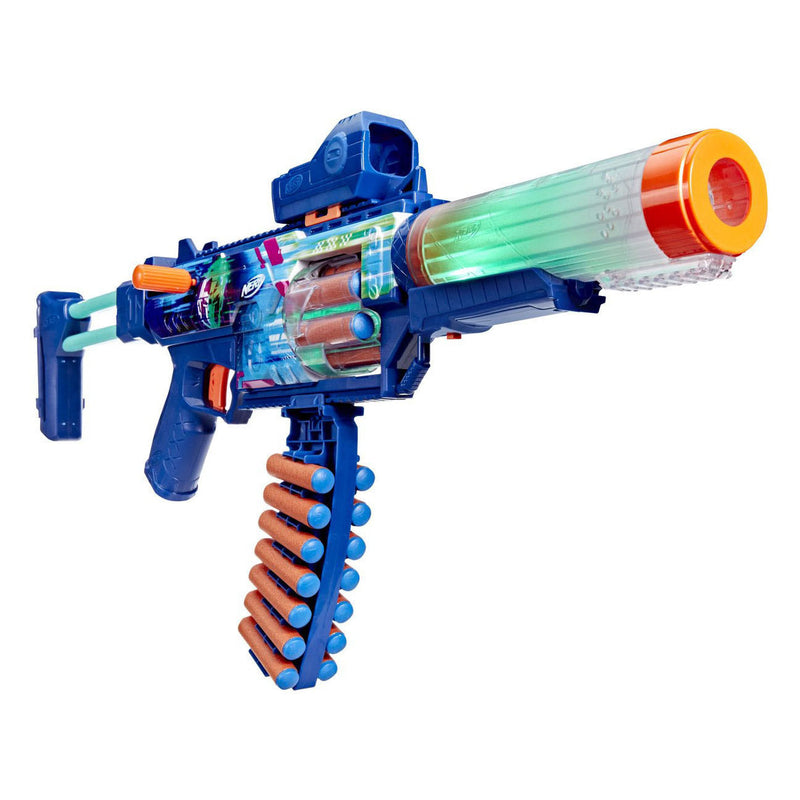Load image into Gallery viewer, Nerf loadout cyberlight ghost blaster voor foamdarts en 24 n1-darts