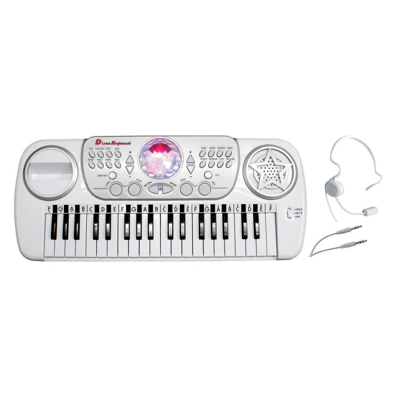 Load image into Gallery viewer, Disco keyboard 37 keys, discobal en hoofdmicrofoon