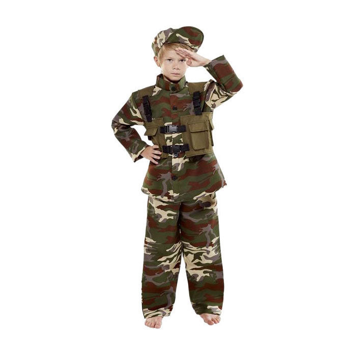 Load image into Gallery viewer, Verkleedpak militair - maat 128