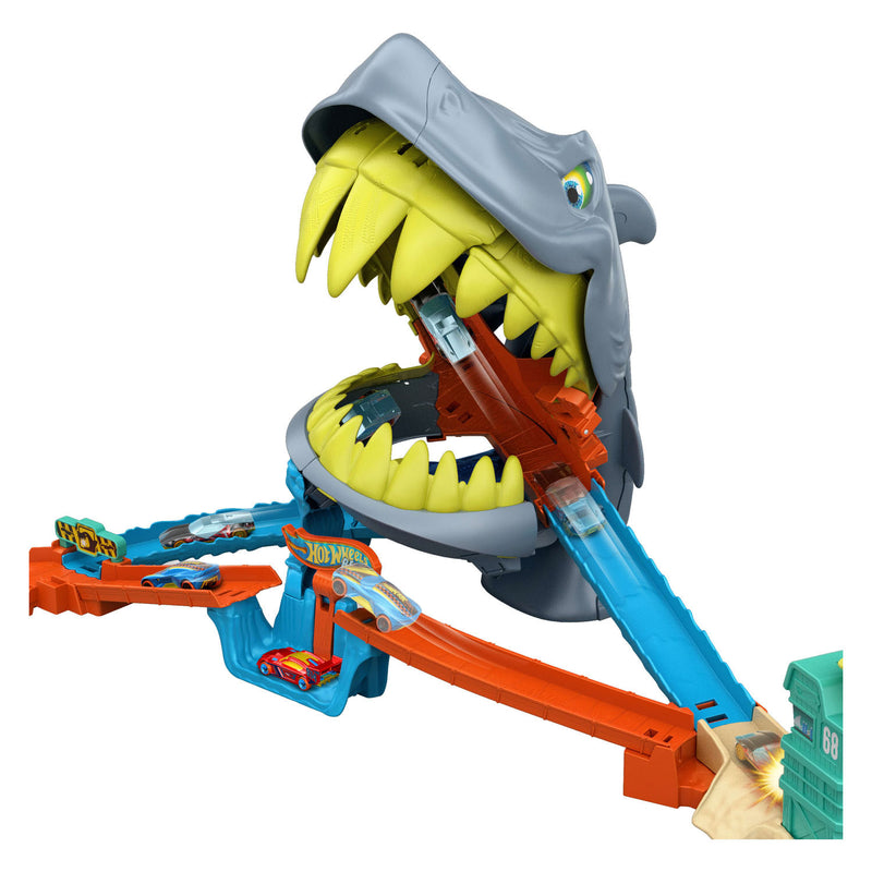 Load image into Gallery viewer, Hot wheels city plage shark chomp racebaan