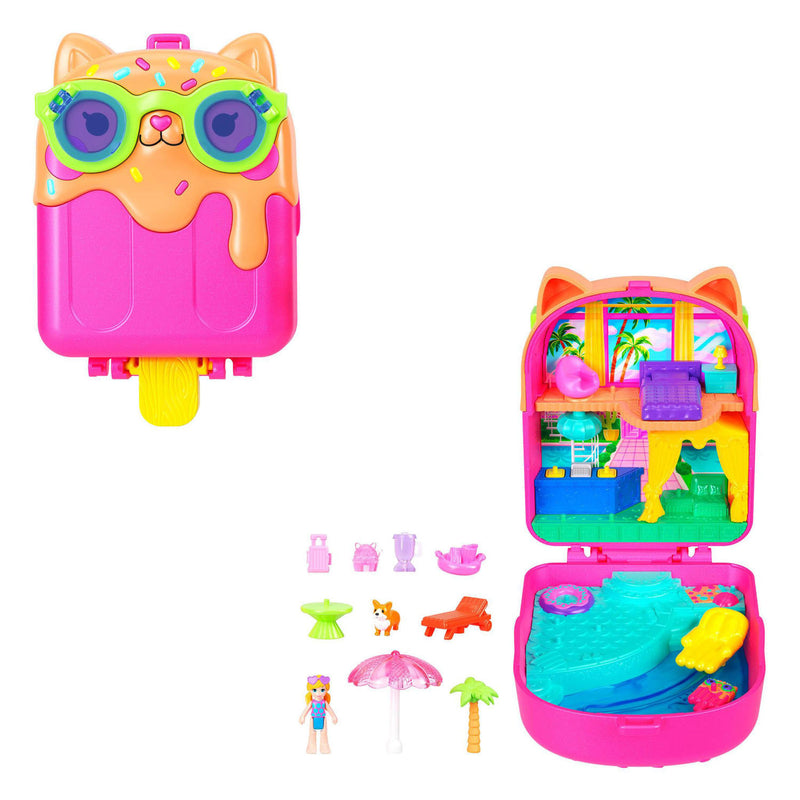 Afbeelding laden in galerijviewer, Ty polly pocket kit popsicle compact speelset
