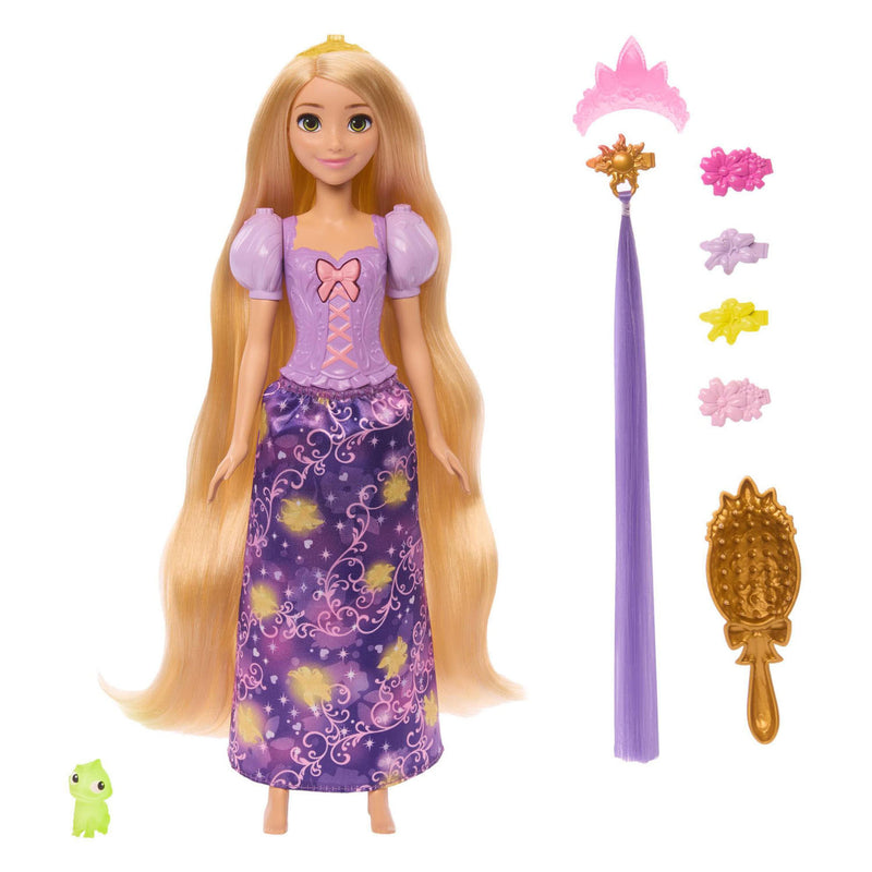 Load image into Gallery viewer, Mattel disney princess lichtgevend haar rapunzel modepop - magisch haar modepop speelgoed