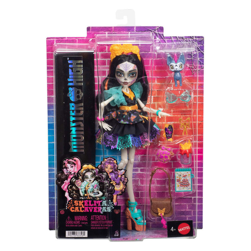 Load image into Gallery viewer, Monster high skelita calaveras - modepop met huisdier candelita
