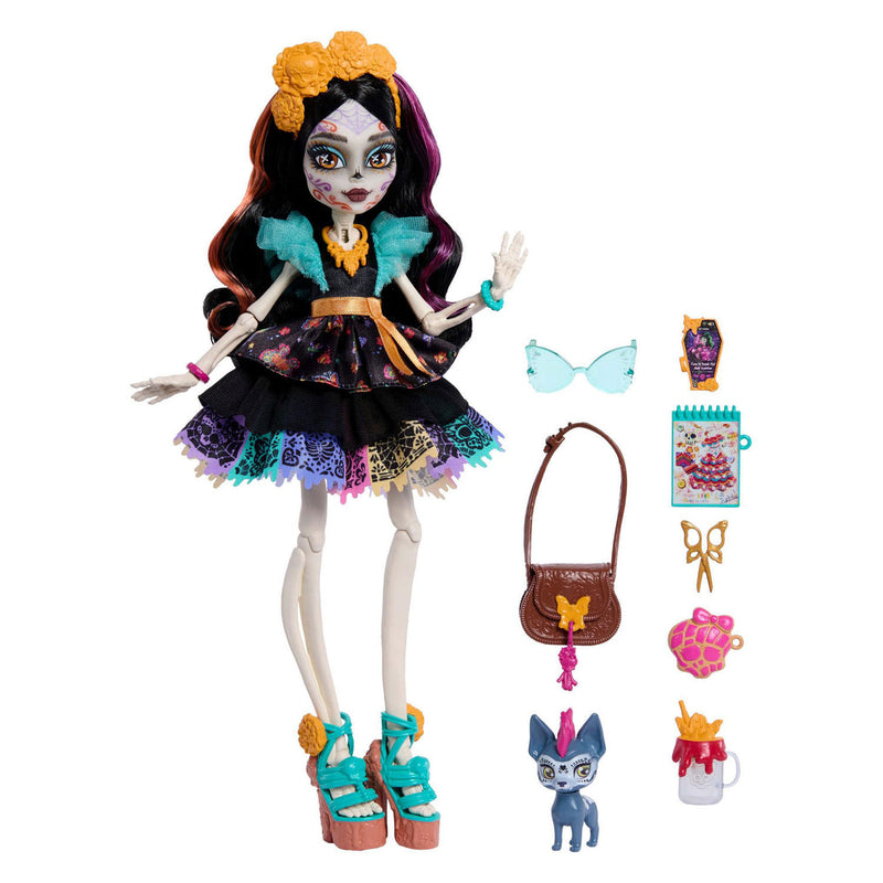 Load image into Gallery viewer, Monster high skelita calaveras - modepop met huisdier candelita