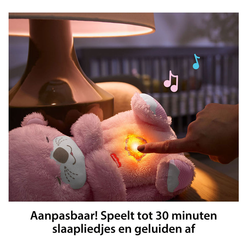 Load image into Gallery viewer, Fisher-price bedtijd otter - roze pluchen babyspeelgoed