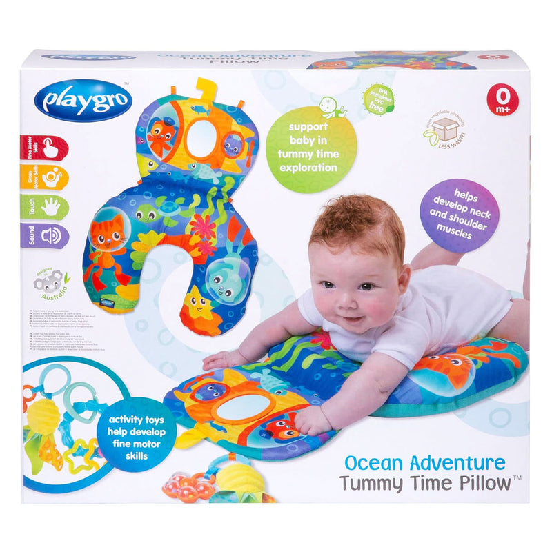 Load image into Gallery viewer, Ocean tummy time activiteitenkussen