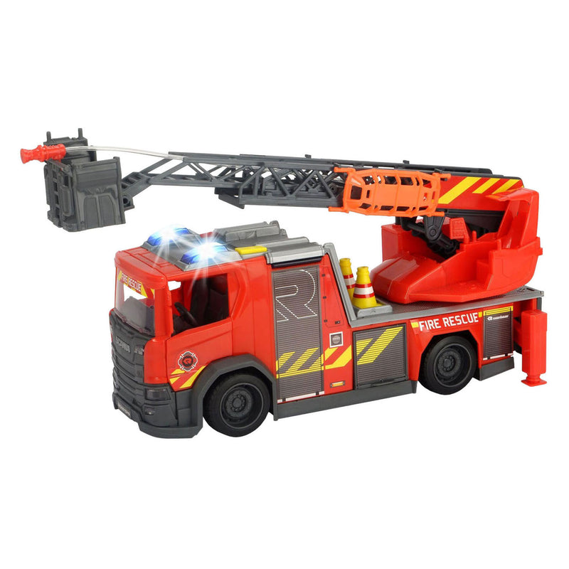 Load image into Gallery viewer, Dickie scania brandweerwagen met licht en geluid - 35cm