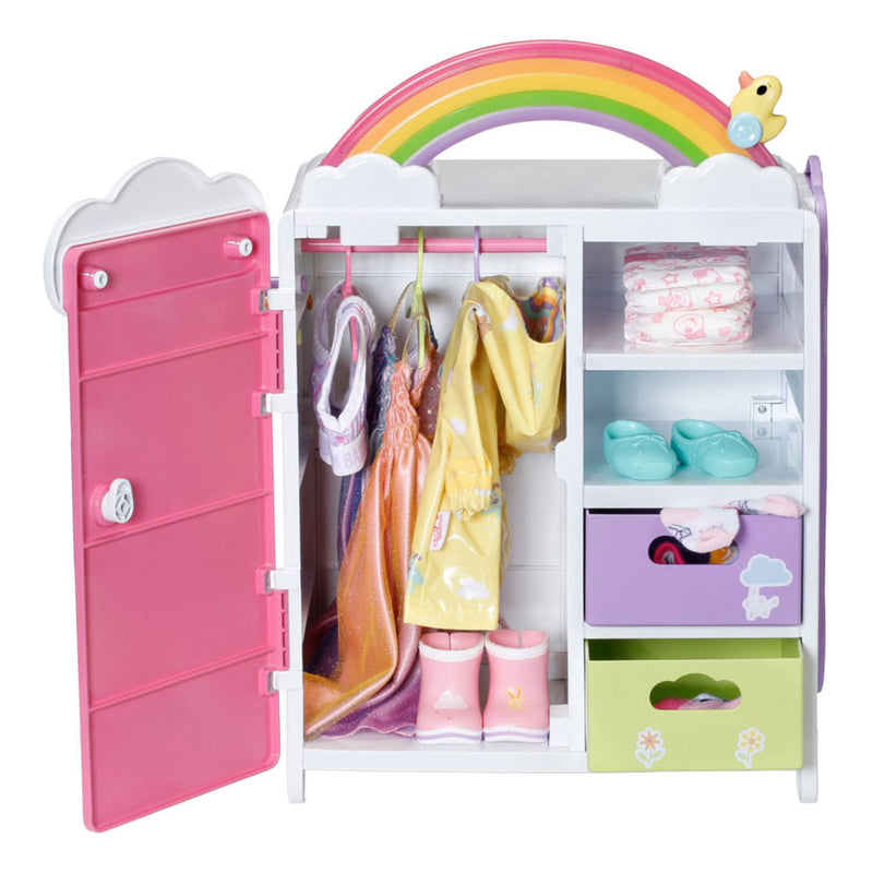 Load image into Gallery viewer, Baby born regenboogkledingkast