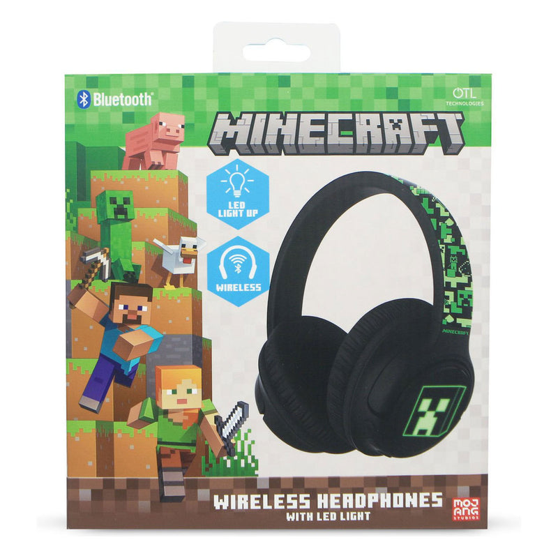 Load image into Gallery viewer, Minecraft bluetooth koptelefoon led light up