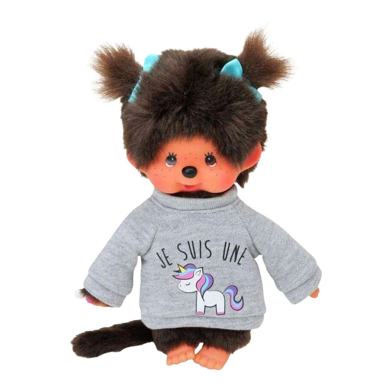 Load image into Gallery viewer, Bandai monchhichi - unicorn pluche
