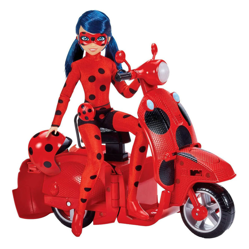 Load image into Gallery viewer, Bandai miraculous scooter met ladybug pop