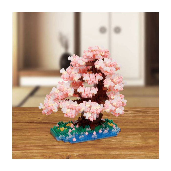 Load image into Gallery viewer, Bandai nanoblock bouwset luxe kersenbloesemboom - 990st.