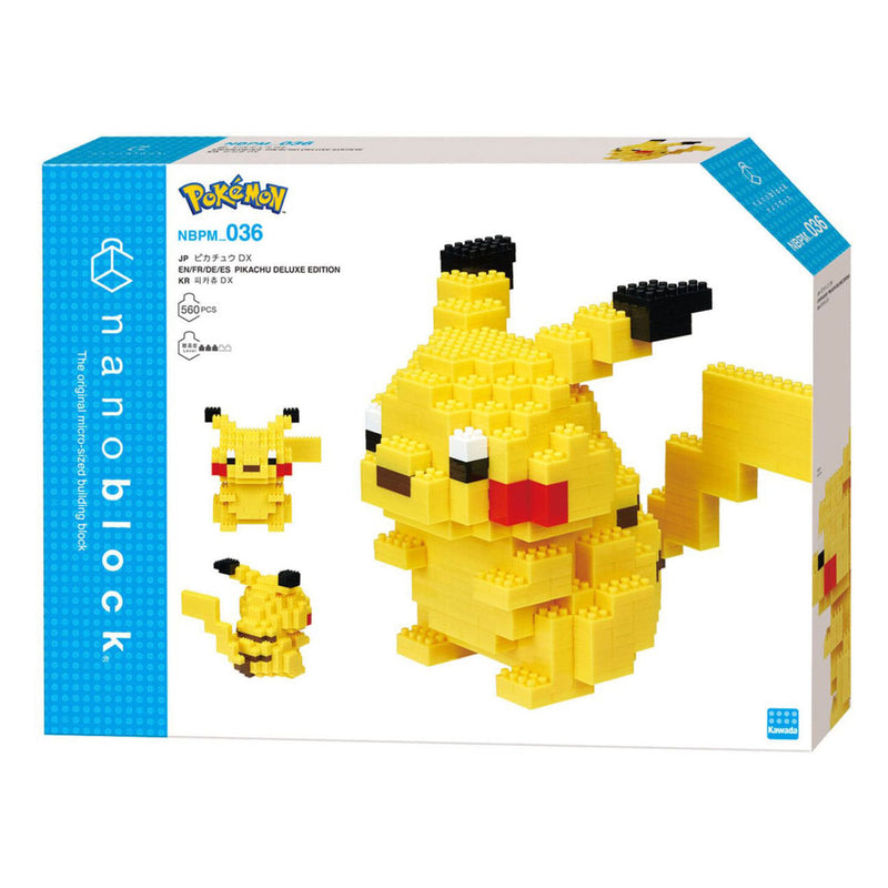 Load image into Gallery viewer, Bandai nanoblock bouwset pokémon pikachu deluxe - 560st.