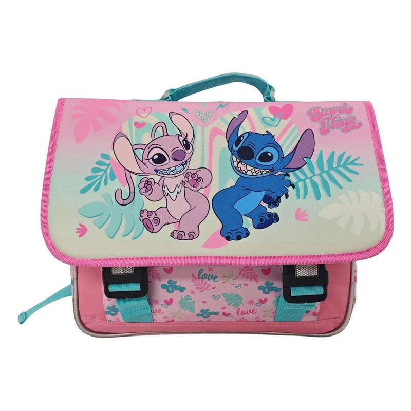 Load image into Gallery viewer, Disney stitch love schooltas met 2 compartimenten met voorvak
