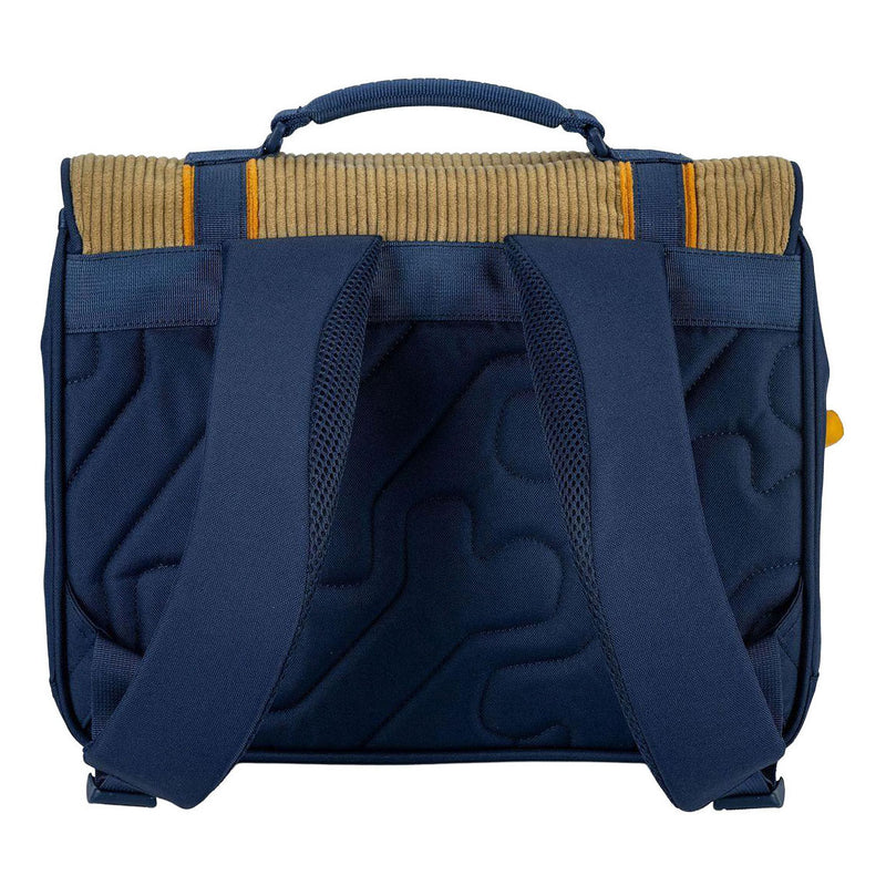 Load image into Gallery viewer, Stones and bones corduroy khaki honey cassis boekentas