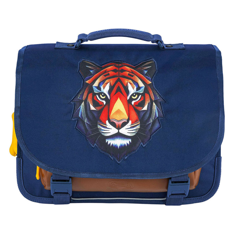 Load image into Gallery viewer, Stones and bones tiger facet indigo lotus schooltas