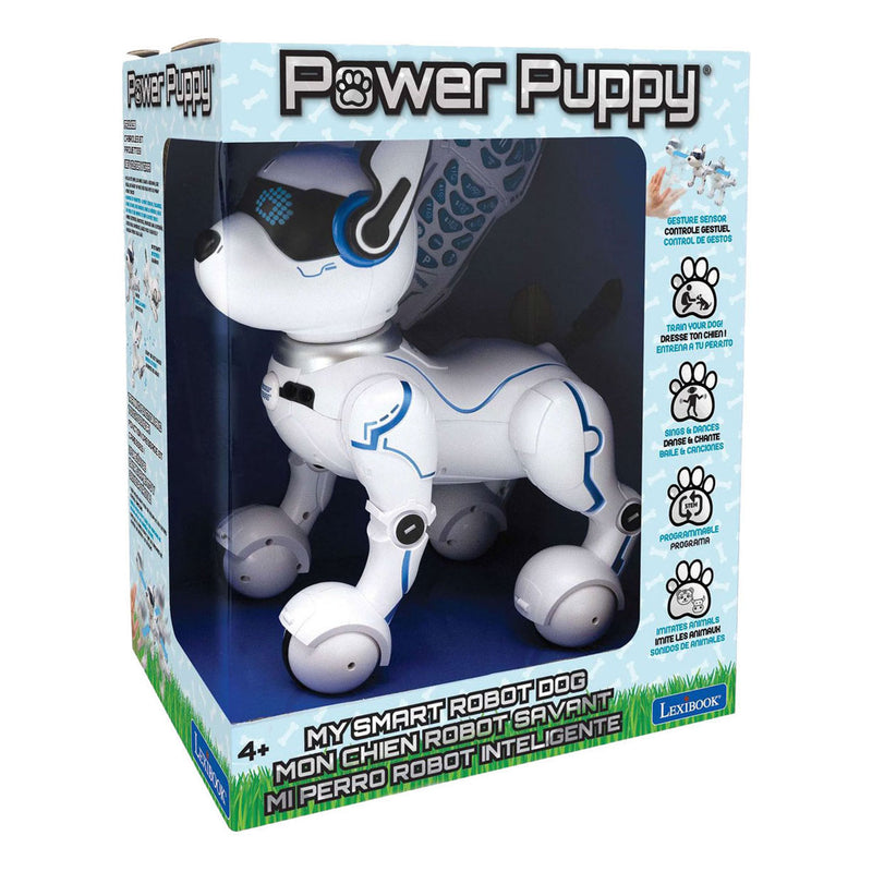 Load image into Gallery viewer, Lexibook stroom puppy – my smart robotic dog met programming function, dance, walk, movements, touch sensors en animal imitation, incl. afstandsbediening
