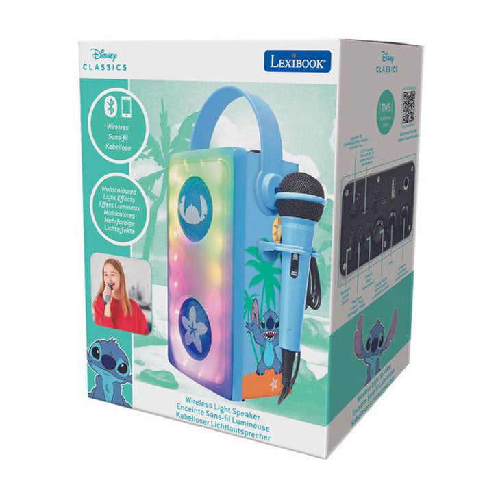 Load image into Gallery viewer, Stitch verlichte bluetooth-luidspreker met microfoon