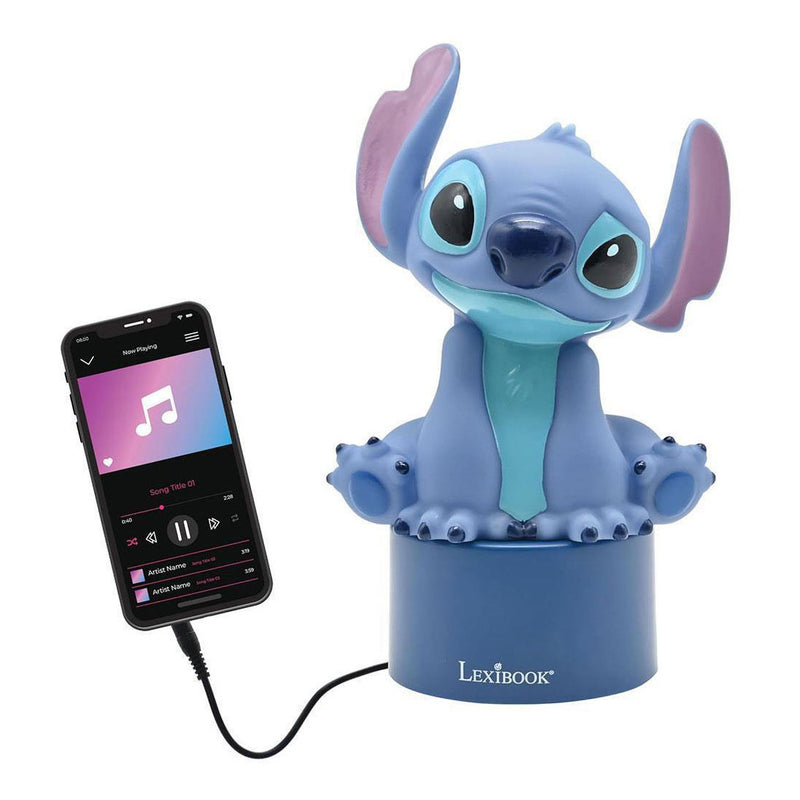 Load image into Gallery viewer, Disney stitch nachtlampje met luidspreker