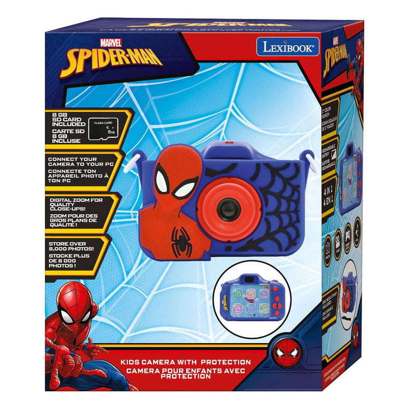 Load image into Gallery viewer, Lexibook spiderman - camera met bescherming voor kinderen - 8gb