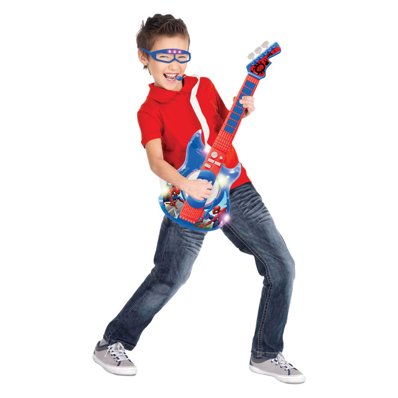 Load image into Gallery viewer, Lexibook spider-man elektrische gitaar met brilmicrofoon