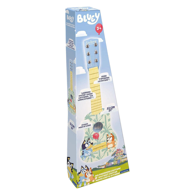 Afbeelding laden in galerijviewer, Lexibook mijn eerste houten gitaar bluey – 21 53 cm
