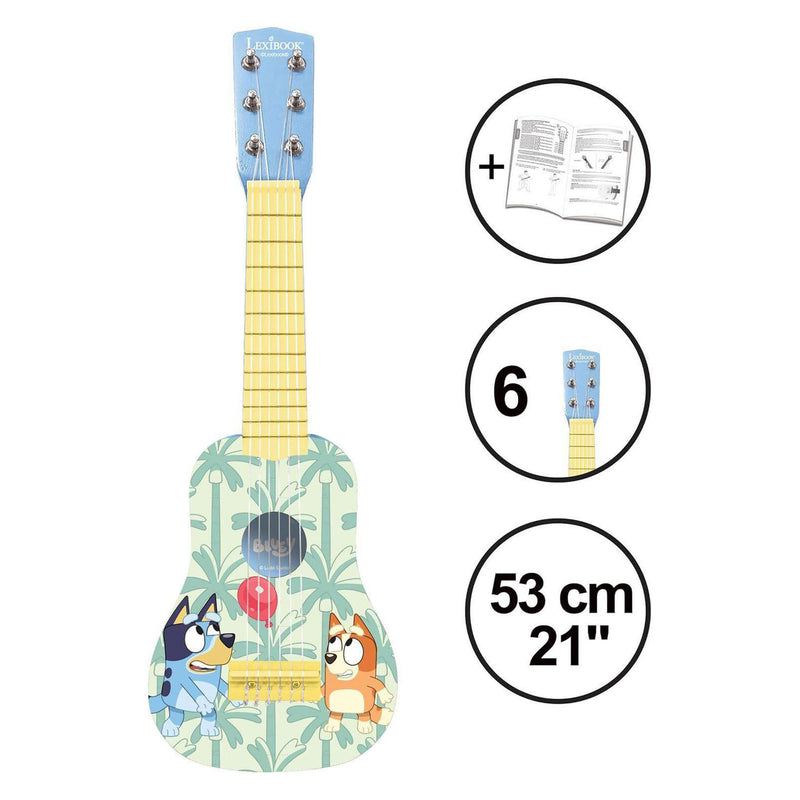 Load image into Gallery viewer, Lexibook mijn eerste houten gitaar bluey – 21 53 cm