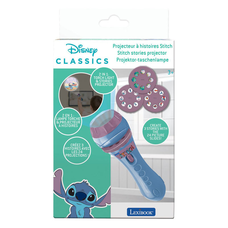 Load image into Gallery viewer, Lexibook stitch projectie-zaklamp met 24 plaatjes