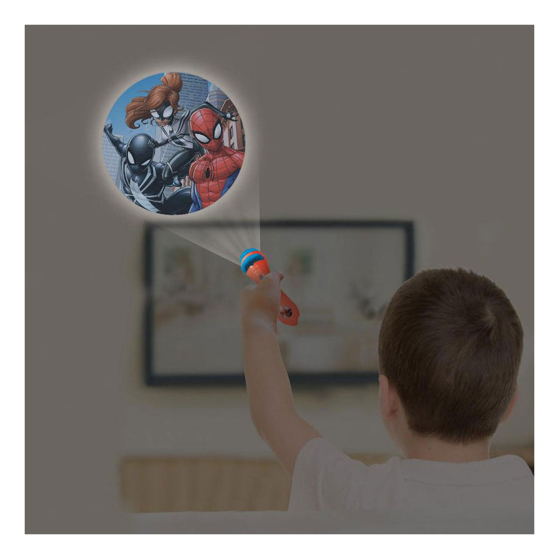 Afbeelding laden in galerijviewer, Lexibook spiderman projectie-zaklamp met 24 plaatjes