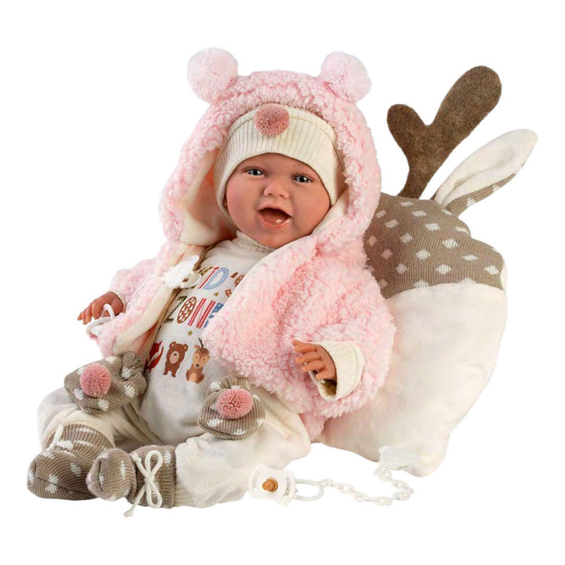Load image into Gallery viewer, Imp mimi soft body babypop vrolijk met geluid - 42 cm
