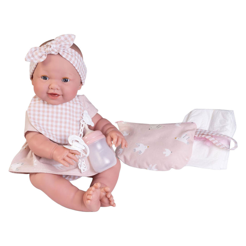 Load image into Gallery viewer, Mia newborn pop met toilettas - 42cm