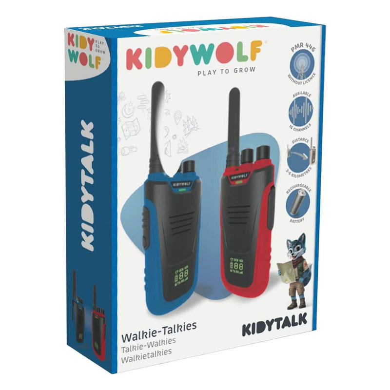 Load image into Gallery viewer, Kidywolf kidytalk walkie talkies blauw rood