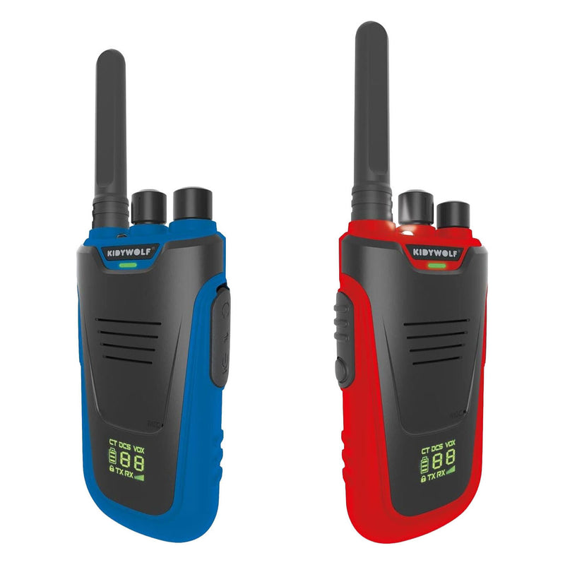 Load image into Gallery viewer, Kidywolf kidytalk walkie talkies blauw rood