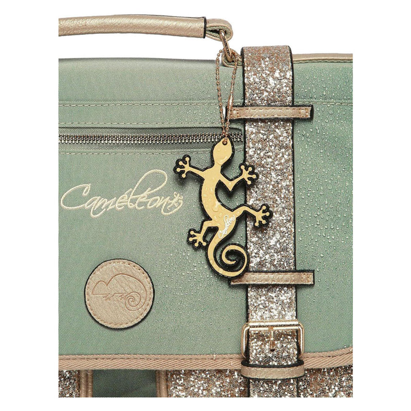 Load image into Gallery viewer, Caméléon schooltas glossy green - 38cm