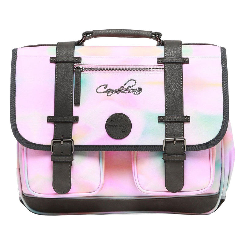 Load image into Gallery viewer, Caméléon schooltas pink tie and dye - 38cm