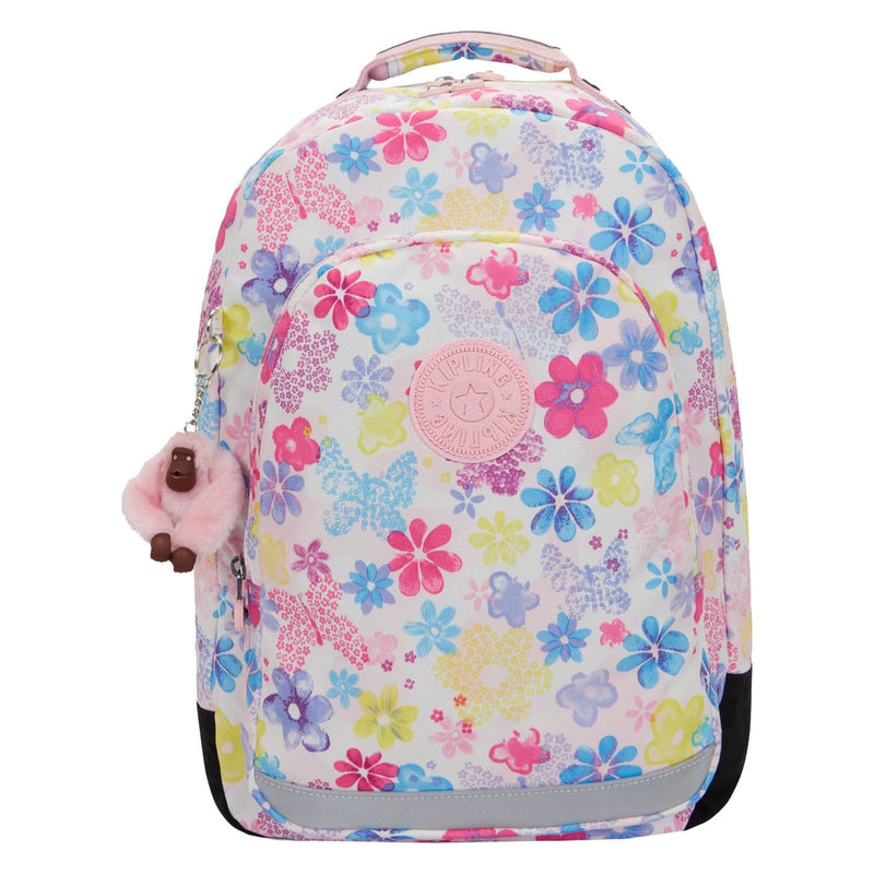 Load image into Gallery viewer, Kipling class room rugzak - flower stamp