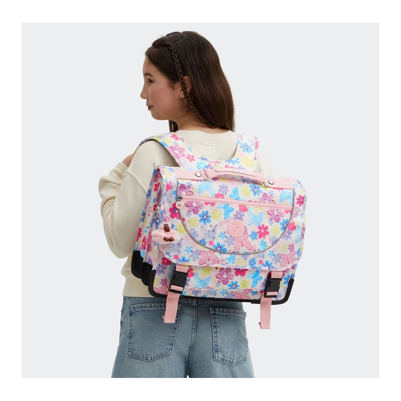 Load image into Gallery viewer, Kipling preppy rugzak - flower stamp