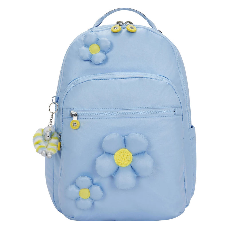 Load image into Gallery viewer, Kipling seoul lap rugzak - bloom crush metallic