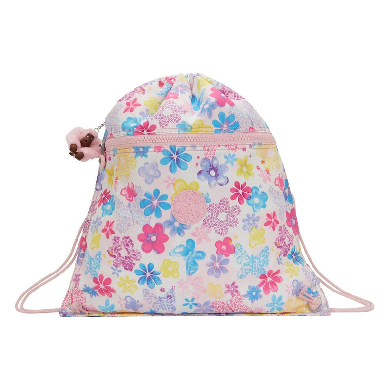 Load image into Gallery viewer, Kipling supertaboo gymtas - flower stamp