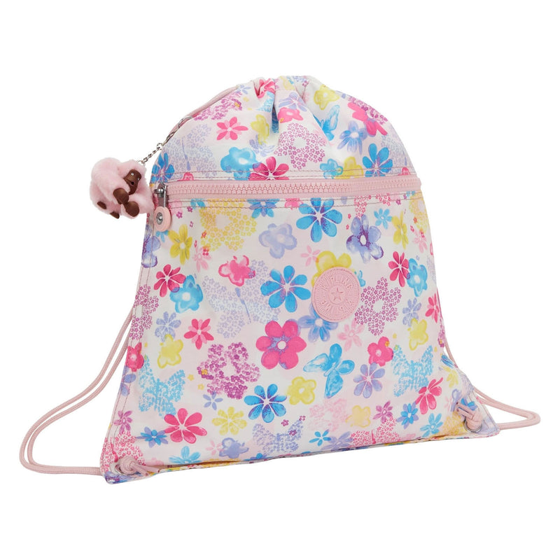 Load image into Gallery viewer, Kipling supertaboo gymtas - flower stamp