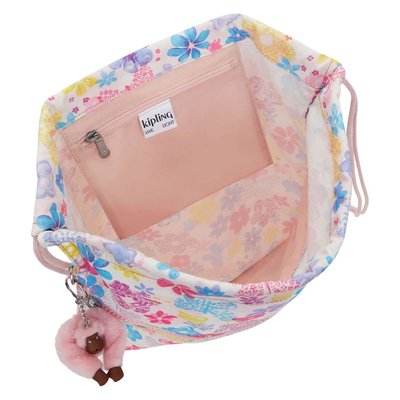 Load image into Gallery viewer, Kipling supertaboo gymtas - flower stamp