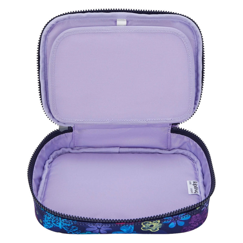 Load image into Gallery viewer, Kipling 100 pens etui - dark flower stamp