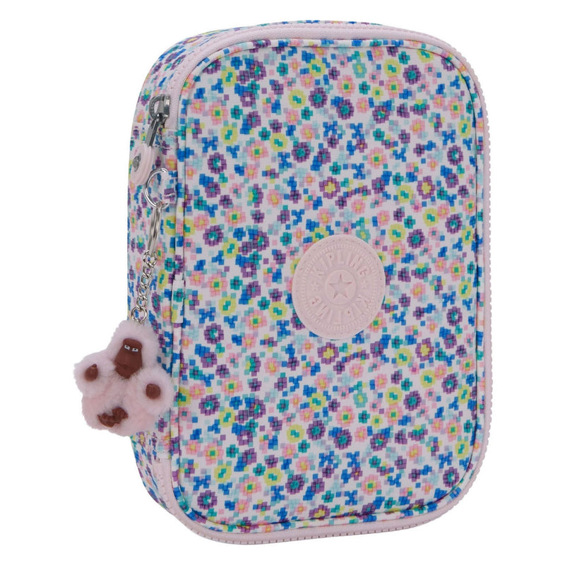 Load image into Gallery viewer, Kipling 100 pens etui - digi flower print
