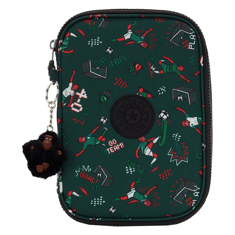 Load image into Gallery viewer, Kipling 100 pens etui - soccer print